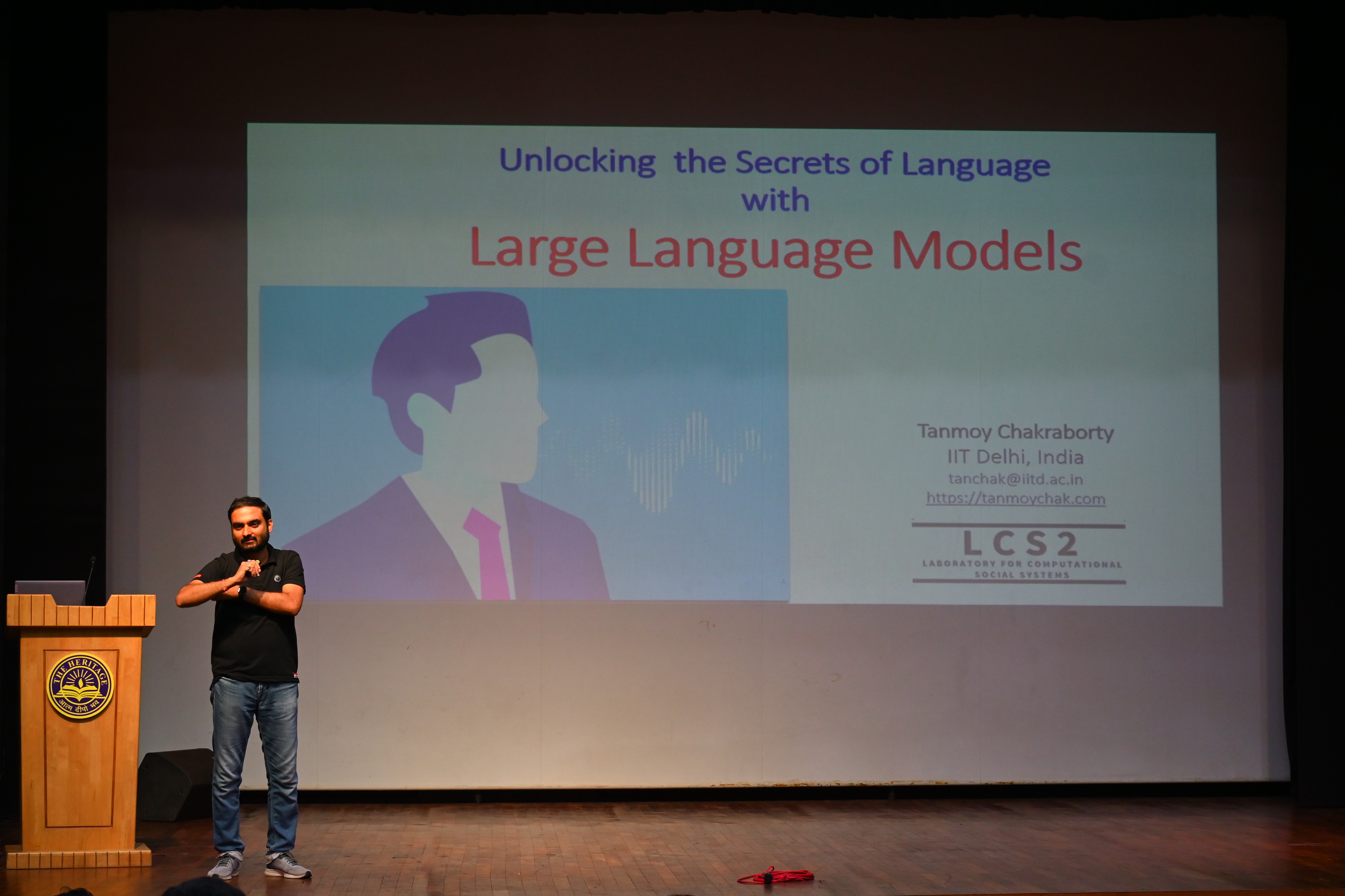 May 2024 - Tanmoy Chakraborty Session - Image 1